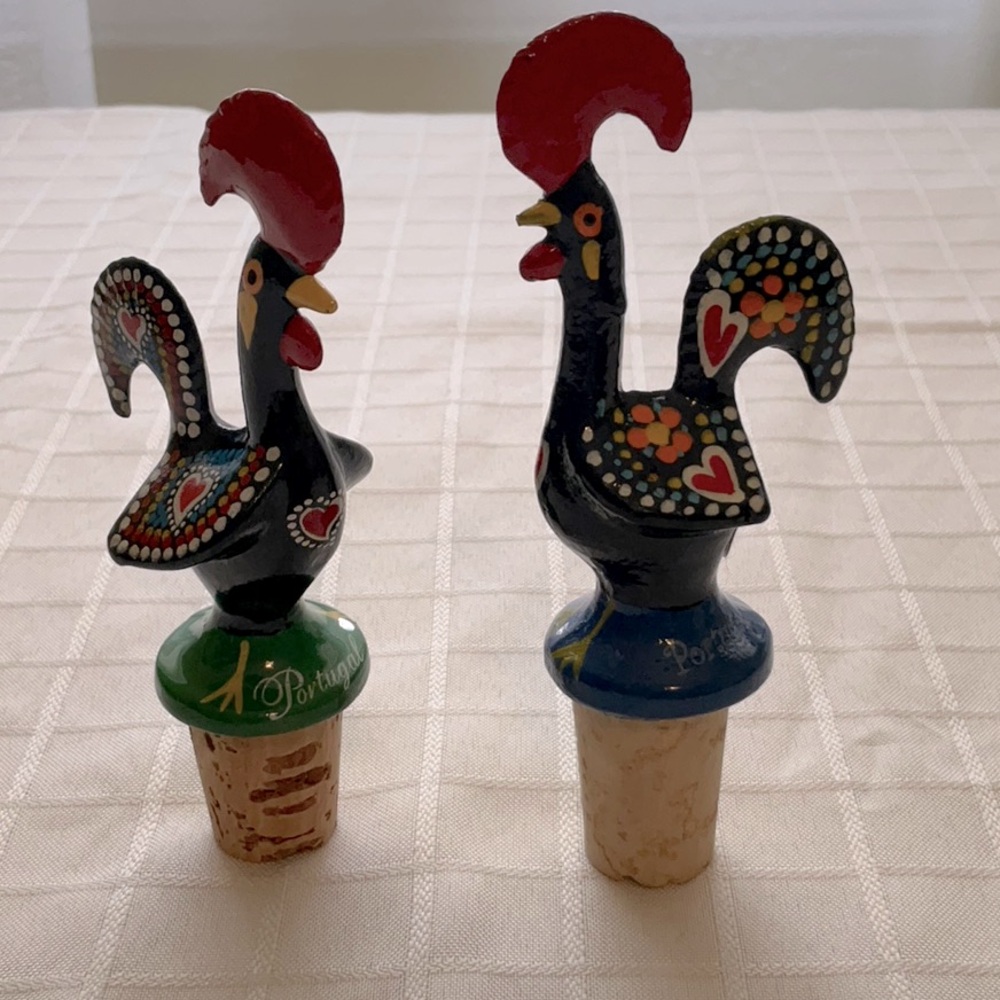 Good Luck Rooster Bottle Stoppers